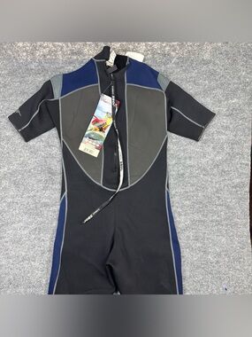 NEW Jobe Wetsuit XL Black Blue Shorty